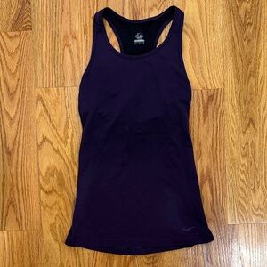 Nike Dri Fit Women's Eggplant Purple Tank Top